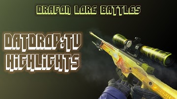 DatDrop:TV Highlights - Dragon Lore Comes In Clutch! (HUGE PAYOUTS)
