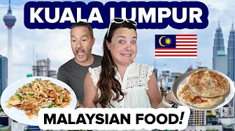 Kuala Lumpur Malaysian Food Tour! 10 STREET FOOD Dishes to Die for in Malaysia 🤤