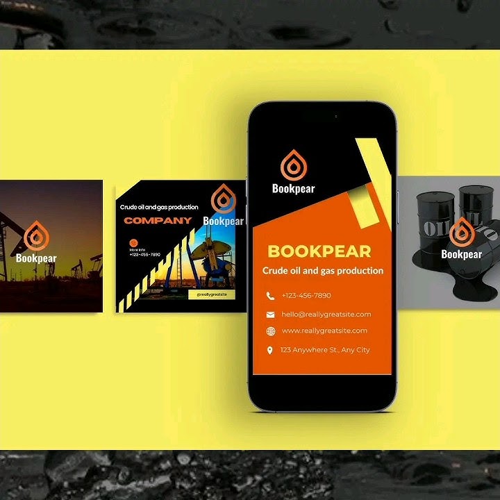 UI design,Cover business report and Company profile design for 'Bookpear Company'