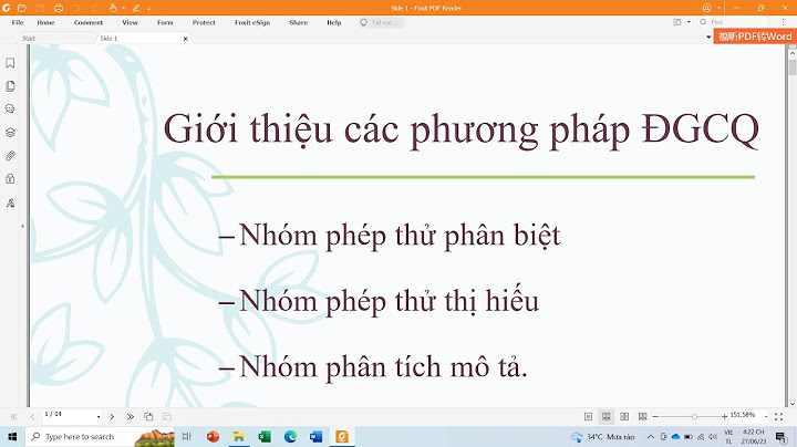 Đánh giá cảm quan bằng phương pháp cho điểm tcvn năm 2024