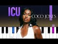 Coco Jones ICU Piano Tutorial
