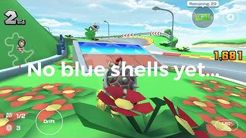 If I get hit by a Blue Shell, The Video Ends - Mario Kart Tour