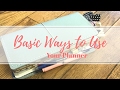 Basic Ways to Use Your Planner | Travelers Notebook Flip Through