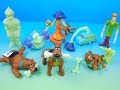 2000 SCOOBY DOO and THE ALIEN INVADERS SET OF 8 BURGER KING KIDS MEAL TOYS VIDEO REVIEW