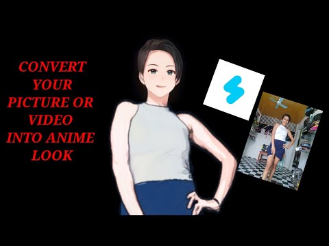 HOW TO CONVERT YOUR PICTURE OR VIDEO INTO ANIME LOOK😍