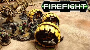 Firefight 2nd Edition Battle Report  1000 points Veer-Myn vs Marauders