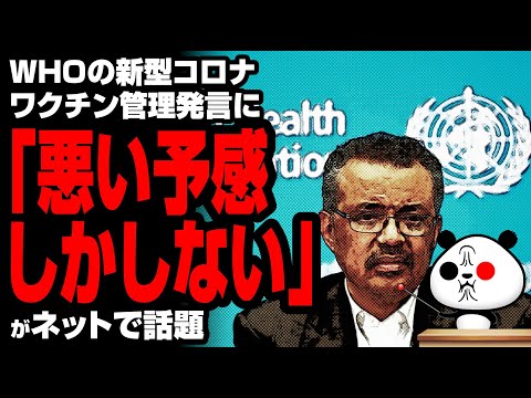 ゆるパンダのネットの話題ch 2020年8月23日 WHOのワクチン管理発言に「悪い予感しかしない」が話題