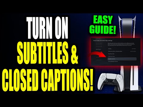 PS5: How to TURN ON Display Subtitles & Closed Captions (Easy Guide!)