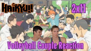 Volleyball Couple Reaction to Haikyu!! S2E11: 