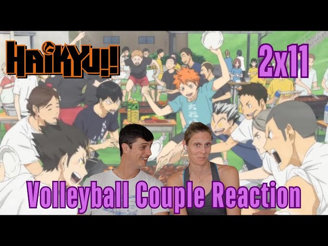Volleyball Couple Reaction to Haikyu!! S2E11: Above' class=