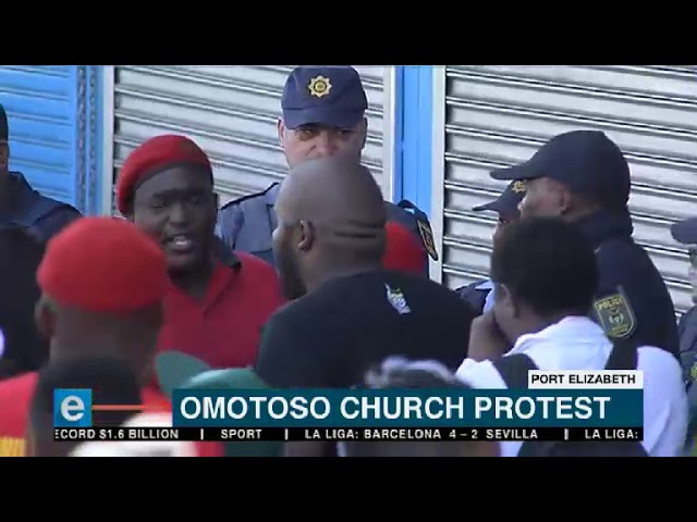 UPDATE: Police, protesters clash at Omotoso church