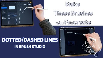 Procreate Brushes | Dotted and Dashed Lines | Brush Studio