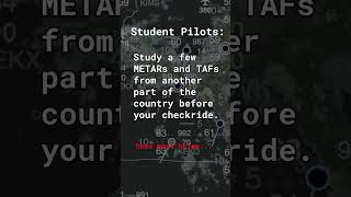 An easy way to avoid a common checkride problem. #aviation #weather #checkride