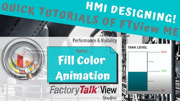 FactoryTalk View ME | How to Apply Fill Animation on Graphic Objects