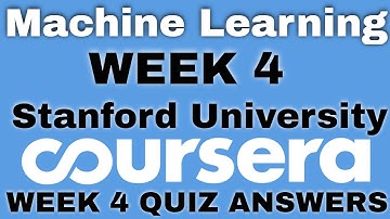 Machine Learning week 4 coursera quiz answers |  Machine Learning week 4 coursera  answers
