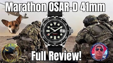 Marathon OSAR-D 41mm Automatic Dive Style Watch Review!