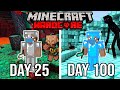 I survived 100 days in HARDCORE Minecraft but ITS THE FINALE