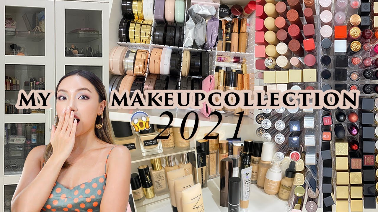 MAKEUP COLLECTION and Vanity Tour 2021 | Gelangelicca
