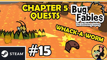 CHAPTER 5 QUESTS (Lost Item, Helpers and Whack-A-Worm) - Bug Fables Gameplay - Part 15