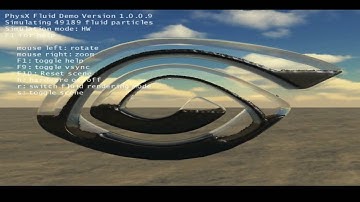 Nvidia PhysX Fluid demo HD