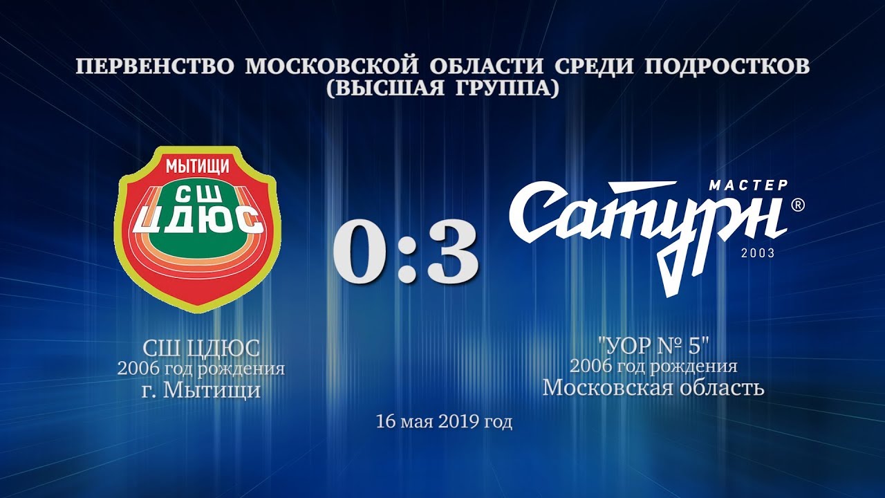 мастер сатурн фк Голы матча команды 2006 г.р. 16 мая 2019 год.