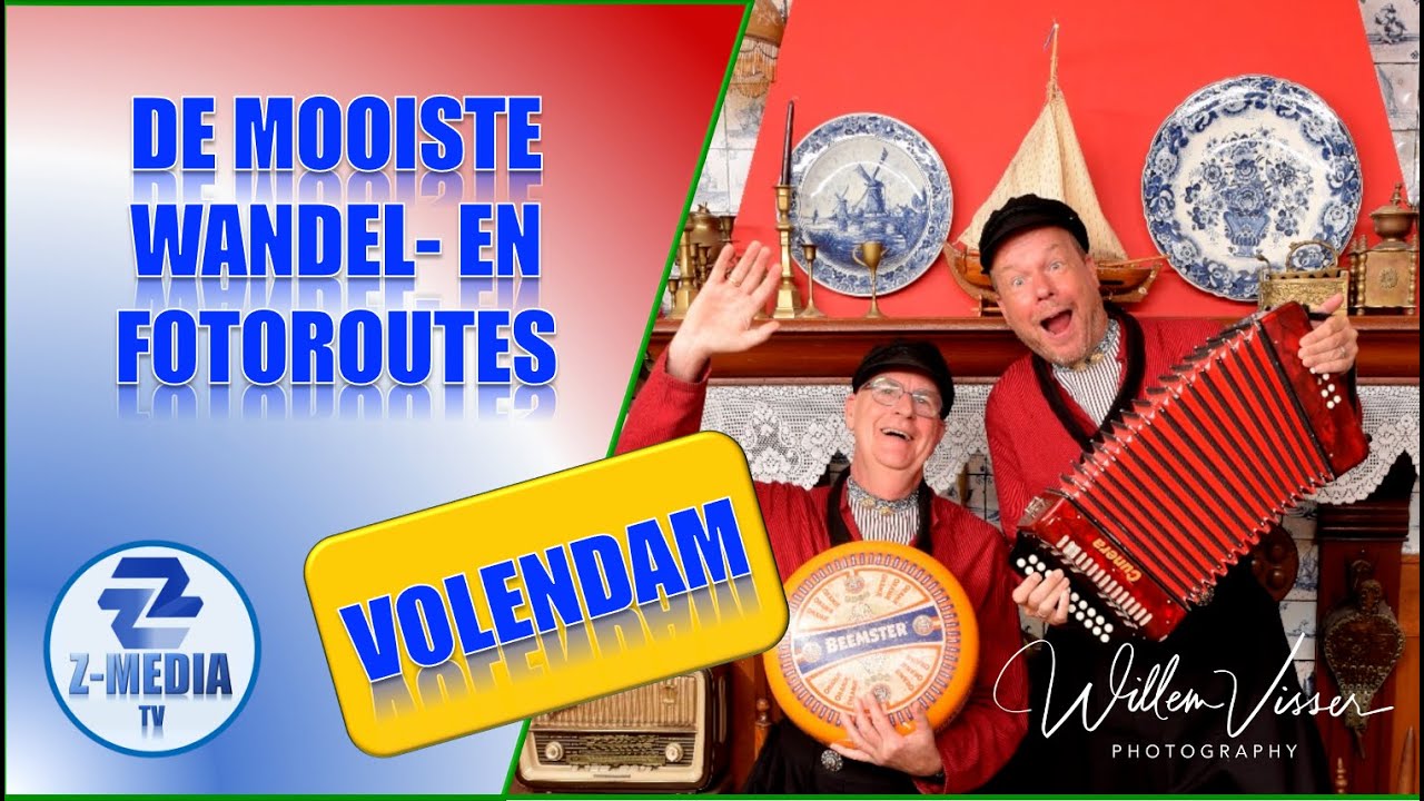 Bezoek aan Volendam: Palingrokerij Smit Bokkum, klederdracht, muzikant Harmen Veerman en meer.