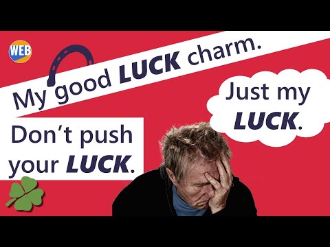 🍀20 English expressions with LUCK (Learn FAST!)