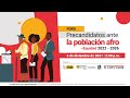 Foro: Precandidatos presidenciales ante la población afrocolombiana.
