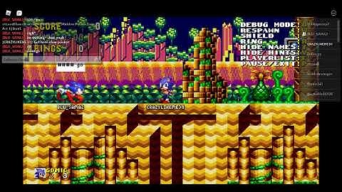 Classic Sonic Simulator Test: Collision Chaos Zone