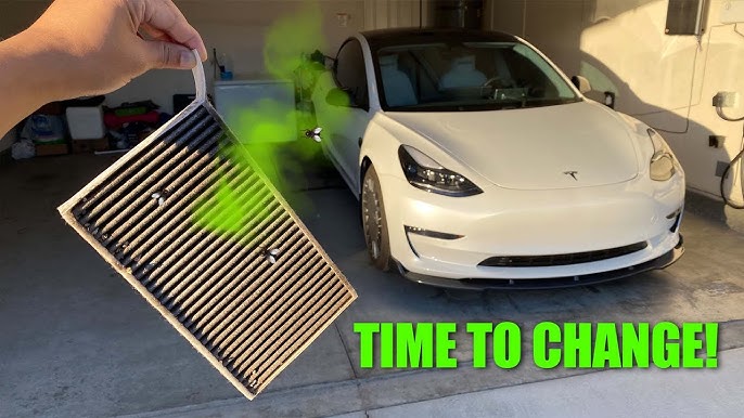 Skift af luftfilter på Tesla Model 3 - Så nemt er det! 