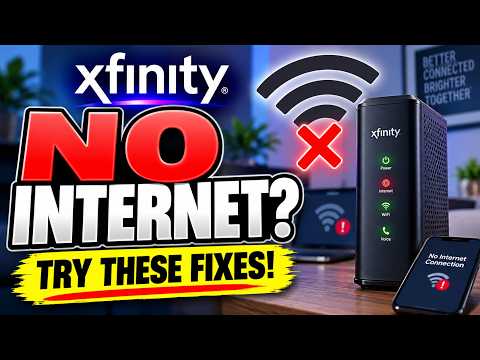 Xfinity Internet Not Working? Try These Fixes!