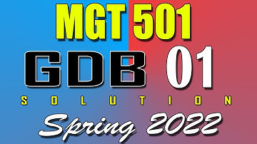 MGT501 GDB 1 Solution 2022 | MGT501 Spring 2022 GDB | AM VU Helper