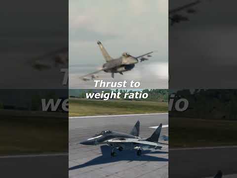 MiG 29 vs F 16 Comparison