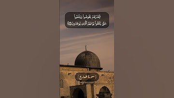 سورة المعارج الآية ٤١ الى ٤٤ بصوت الشيخ محمد صديق المنشاوي