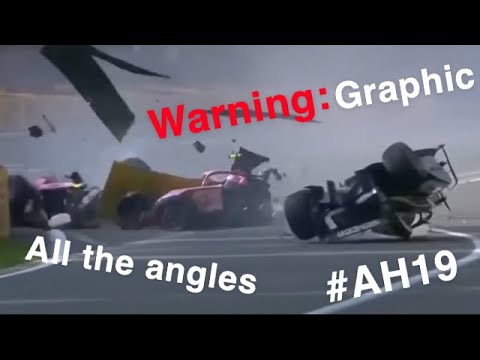 All Angles Of Anthoine Hubert’s Fatal Crash Including Juan Manuel Correa