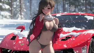 Snowy Ride with your Waifu | Chillwave Synthstep Beats - for Driving In The Snow