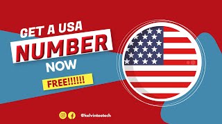 HOW TO GET A FREE USA NUMBER 2022 || 100% WORKING!! screenshot 4