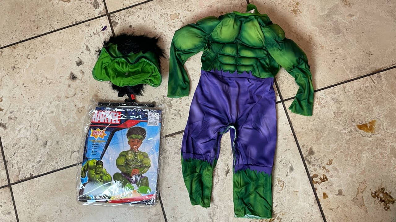 Hulk Baby Costume Review | Muscle Bodysuit with Hat