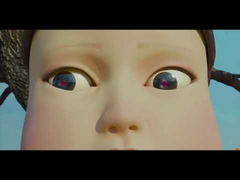More Squid Game Halloween Projection Red Light Green Light Doll Loop