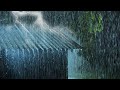 All YOU Need to SLEEP INSTANTLY | Strong Rainstorm on Tin Roof &amp; Powerful Thunder Sounds at Night