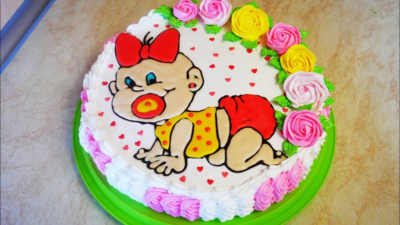 Торт на один годик девочке