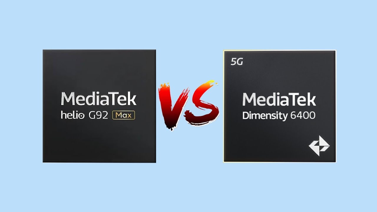 MediaTek Helio G92 Max VS MediaTek Dimensity 6400! Which is better? 🤔 ...