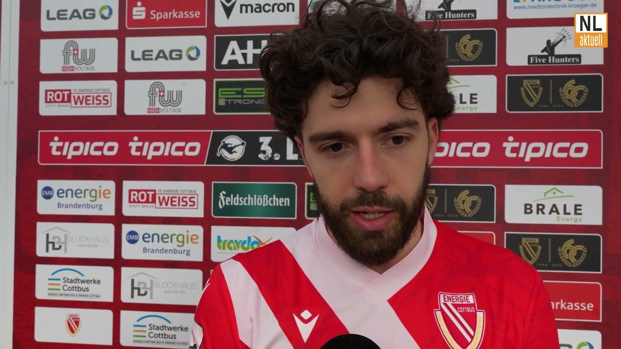 FC Energie Cottbus | 1:1 im Heimspiel gegen Ulm. Dominik Pelivan im Kurztalk
