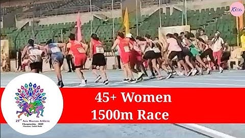 1500m Run, 45+ women || 23rd Masters Athletics championships 2025