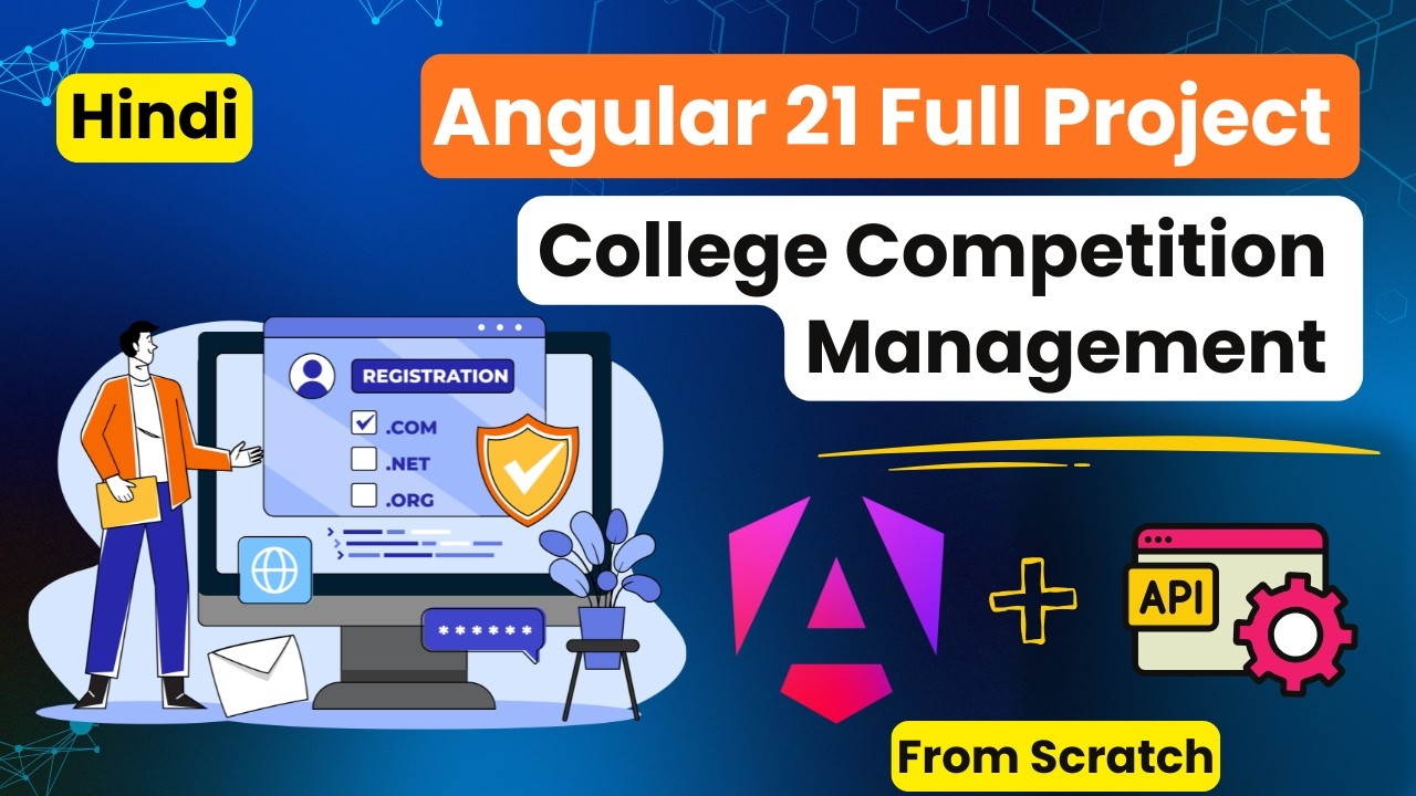 Angular 21 Complete Project 🚀 | College Competition Management System ...