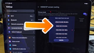 REDMAGIC NOVA: How To Change HDMI Video Resolution & FPS When Connected To An External Monitor Or TV
So in this video I will show you how to navigate to the function on the Redmagic Nova Android Gaming Tablet that allows you to select various resolutions and frame rates when connected to an external monitor or TV.
Given that this is a fundamental function of any Android gaming device thats designed to be connected to an external monitor or TV via the USB-C output to HDMI or DisplayPort. I would have thought that this function would have been much easier to find and not buried deep into a bunch of button clicks.
Heres my Redmagic playlist: https://www.youtube.com/playlist?list=PLleKChtNUwZTbbxHiO9LW_WBbsOK9E2VD
Product links:
Redmagic Nova https://geni.us/RedmagicNova
Redmagic 9 Pro https://geni.us/RedMagic9Pro
Desktop stand https://geni.us/pweKmA
Sony PS5 DualSense controller https://geni.us/PS5DualSenseController
This is the USB-C to HDMI cable that I use with my Redmagic devices for 4K 60FPS https://geni.us/WSZ0BF7
This is the USB-C dock that I use with my Redmagic devices it supports all the resolutions and frame rates that any of the Redmagic devices are capable of https://geni.us/eyOor
AMAZON ASSOCIATE DISCLOSURE:
I am an Amazon Associate.
My Amazon links are Amazon affiliate links.
I earn money from qualifying purchases when you use my Amazon affiliate links.
OTHER EARNINGS AND COMMISSIONS:
I also earn money from other product links within my video description.
For the sake of clarity and for the avoidance of any confusion, assume that I earn money from commissions from any and all links that I have within my video description.
Amazon links to stuff used in this video:
The gear that I use, have used or reviewed that I would recommend.
Cameras: https://amzn.to/3PzC8mI
Microphones: https://amzn.to/3tD6FaM
Computers: https://amzn.to/3tuwHNr
Phones: https://amzn.to/3ttqjWN
iPads & Tablets: https://amzn.to/46t8wxG
You can also send me a coffee donation via PayPal if you found my video super helpful:
https://www.paypal.me/DavidHarry
My Amazon pages with videos and product links:
Amazon USA https://www.amazon.com/shop/davidharry
Amazon UK https://www.amazon.co.uk/shop/davidharry
If you would like to help my channel please use my global Amazon Affiliate links. I will be paid a small commission for anything you buy from Amazon when using these links. These commissions dont cost you any extra but really do help me to buy gear for my productions and to review:
Amazon USA: https://geni.us/Amazon-USA
Amazon UK: https://geni.us/Amazon-UK
Amazon Deutschland: https://geni.us/Amazon-Deutschland
Amazon France: https://geni.us/Amazon-France
Amazon España: https://geni.us/Amazon-Espana
Amazon Italia: https://geni.us/Amazon-Italia
Amazon Canada: https://geni.us/Amazon-Canada
Contact for product reviews: YouTube@DavidHarry.com
http://www.DavidHarry.com
I’m David Harry. Thank you very much for watching this video, take care and goodbye now.
Cheers,
Dave.
#RedmagicNova #Redmagic9Pro #Redmagic #android #androidgaming #BestAndroidGamingPhone #BestAndroidGamingTablet #Redmagic #RedmagicDiabloMode #DiabloGamingMode
REDMAGIC Nova,Warzone Mobile gameplay,performance testing,REDMAGIC,REDMAGIC review,Nova Gaming Tablet,Diablo Mode,tech review,tablet review,gaming accessories,mobile gaming,gaming performance,REDMAGIC Diablo Mode,Best Android Gaming Tablet,Best Android Gaming Phone,Redmagic,Redmagic 9 Pro,Redmagic 9S Pro,Redmagic 10 Pro,Snapdragon 8 Elite,Snapdragon 8 Gen 3,Android Gaming,Android Tablet,redmagic 9 pro,gaming tablet,gaming smartphone REDMAGIC NOVA: How To Change HDMI Video Resolution & FPS When Connected To An External Monitor Or TV