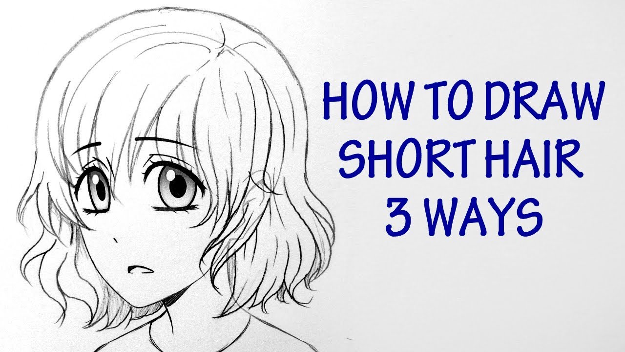 Featured image of post How To Draw Anime Hair Video : Manga and anime has many different style and approach from realistic manga, hyper realistic anime like ff, and more simplify version.