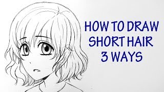How to Draw a Manga Girl with Long Hair (Front View)