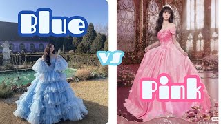 Blue vs Pink#blue#pink#yt