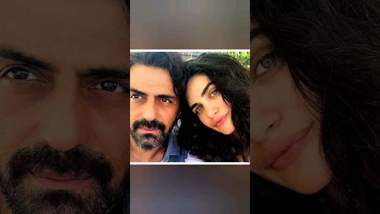Arjun Rampal with his beautiful second wife Gabriella❤😍👌